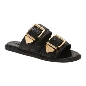 SCHUTZ Shiva Textured Sole Slides Size 8.5B